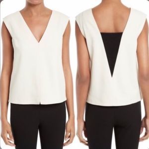 Rag and Bone V Neck Alma Top Seed Pearl NWT
